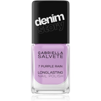 Gabriella Salvete Denim Story дълготраен лак за нокти цвят 07 Purple Rain 11ml