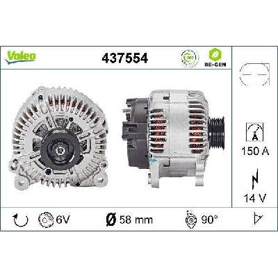 Generátor VALEO 437554