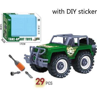 Armtoys ДЕТСКИ РАЗГЛОБЯЕМ ДЖИП 29 ЧАСТИ