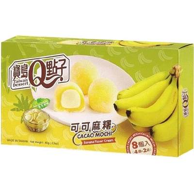 Q Brand Mochi Kakao Banán 80 g – Zbozi.Blesk.cz