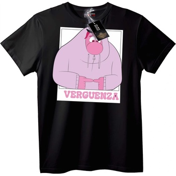 NOONEBRAND Тениска Verguenza Карикатура - 2XL, White