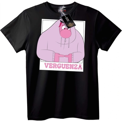 NOONEBRAND Тениска Verguenza Карикатура - 2XL, White