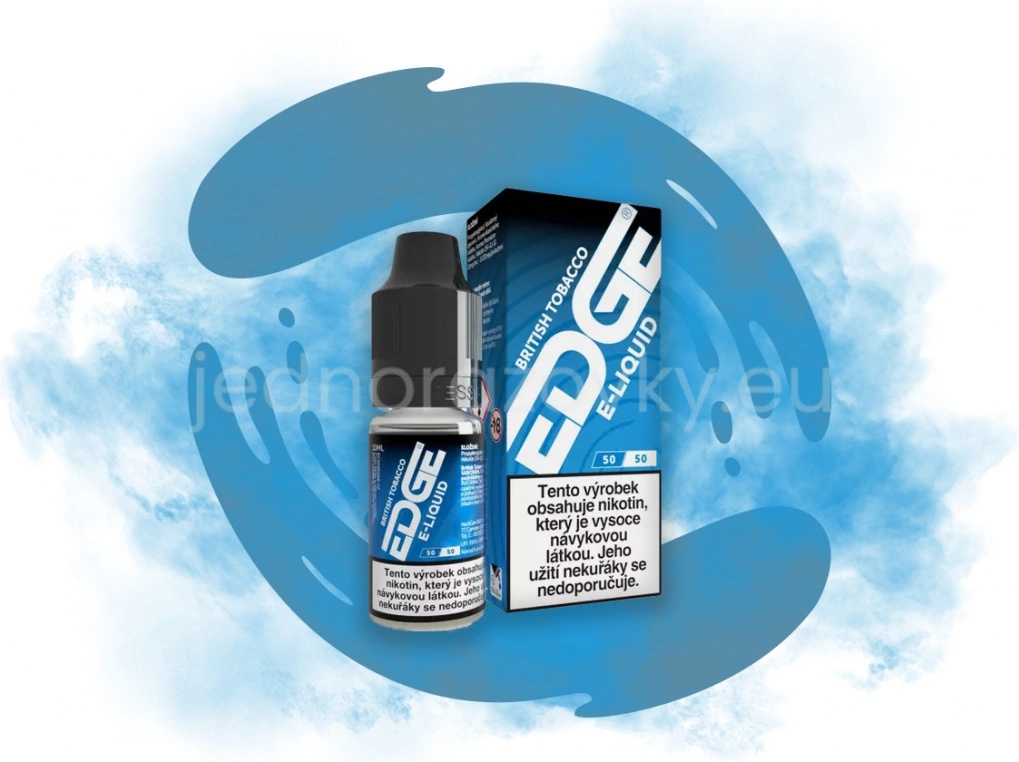 edge british tobacco EDGE British Tobacco 10 ml 6 mg od 164 Kč