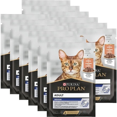 PRO PLAN CAT INDOOR консерви Сьомга в сос 12 x 85 г