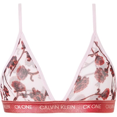 Calvin Klein CK ONE fashion glitter pale orchid triangle podprsenka special limited edition
