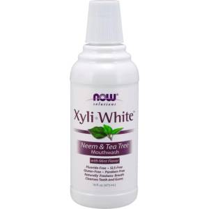 NOW Foods Вода против плака - XyliWhite [473 мл] Нийм и чай