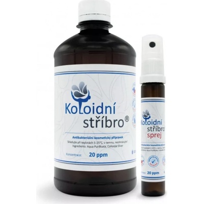 Vieste Koloidné striebro 20 ppm roztok 500 ml
