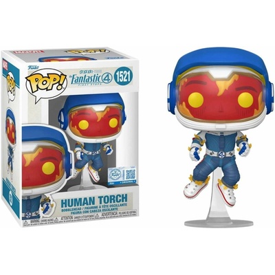 Funko Pop! 1521 The Fantastic 4 Human Torch Marvel Special Edition