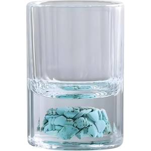 HARAHU Кристална чаша DE-35423 - Тюркоазен / 50ml KP35423