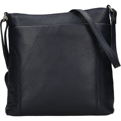 Dámská kožená crossbody kabelka Italia Emma tmavě modrá