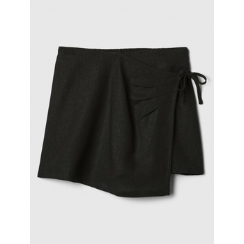 GAP Детска ленена пола-шорти GAP GAP | Cheren | Момичешки | 104/110