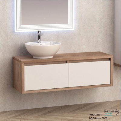 Inter Ceramic Долен конзолен pvc шкаф за баня icp 4540-120