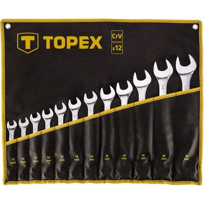Topex Klíč vidlicový sada, 13 - 32 mm 12 ks 35D758