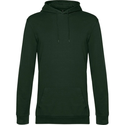 B&C Collection B&c #hoodie / Мъжки суичър с качулка - тъмнозелен s (01u03w07401)