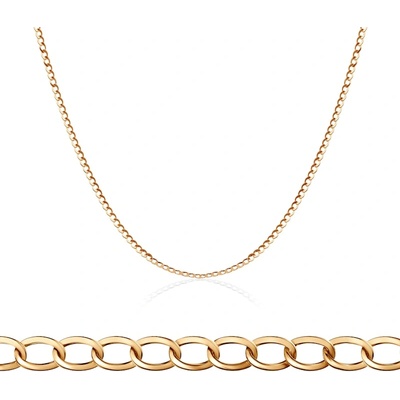 SAVICKI Синджирче Savicki 2, 7 мм: 585 злато, pancerka