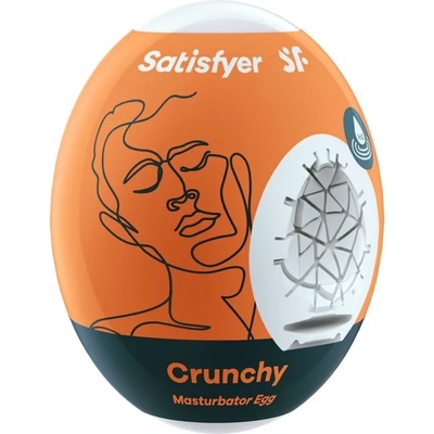 Мастурбатор яйце, абстрактна структура - Masturbator Egg Crunchy (SATISFY263)