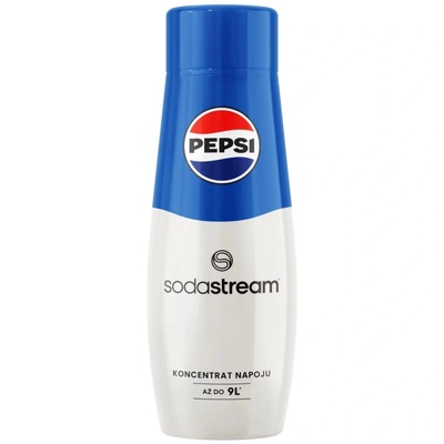 SodaStream Концентриран сироп SodaStream Pepsi, 440 мл, До 9 л, Без алергени и ГМО, Бял/син (1924201480)