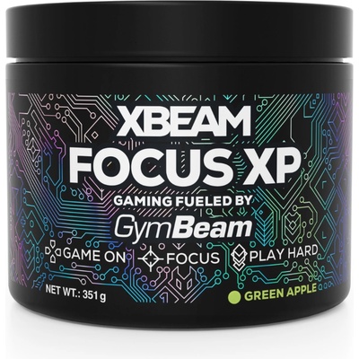 GymBeam XBEAM Focus XP 351 g зелена ябълка