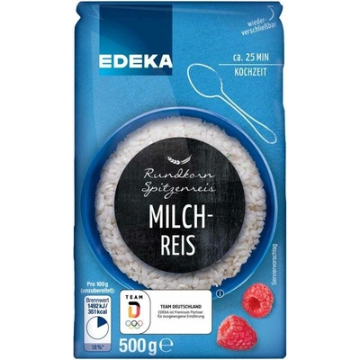 Edeka kulatozrnná prémiová mléčná rýže 0,5 kg