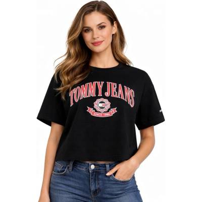 Tommy Jeans dámske tričko s okrúhlym výstrihom