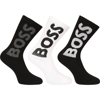 BOSS Комплект от три - чорапи BOSS многоцветни BOSS | Cheren Byal Mnogotsveten | МЪЖЕ | M