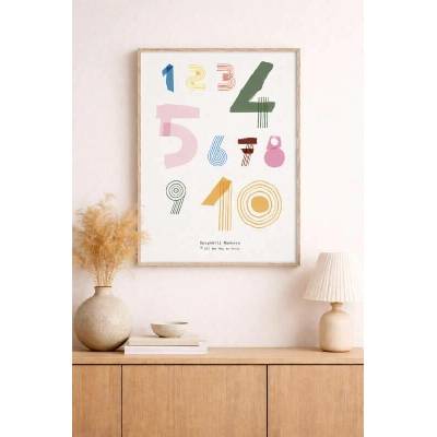 Paper Collective Foil Spaghetti Numbers