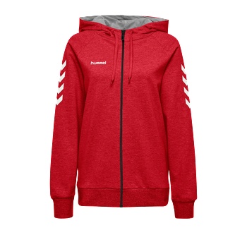 Hummel Суитшърт с качулка Hummel GO COTTON ZIP HOODIE WOMAN 204232-306 Размер L