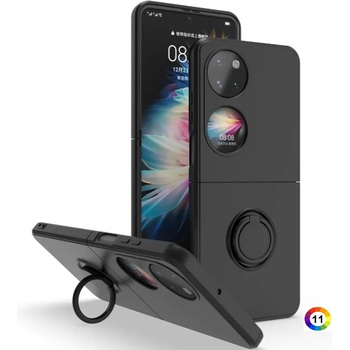 Image 1 of Huawei P50 Pocket Удароустойчив Ring Holder Калъф и Протектор