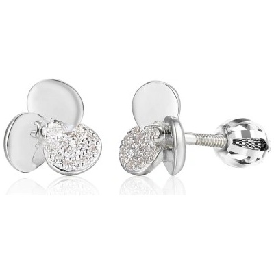 Gems, Peckové náušnice Orelia, bílé zlato s brilianty, 585-38-3-8009.1B00.0.00.HSISC.000.05