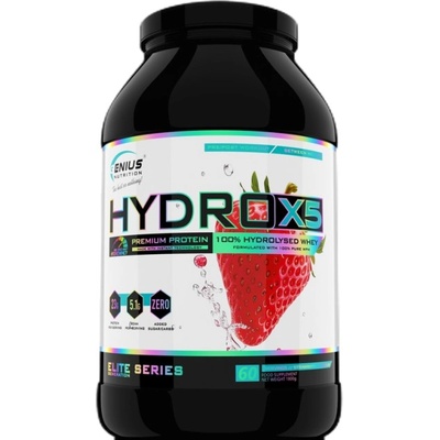 GENIUS NUTRITION Hydro X5 | 100% Hydrolyzed Whey [1800 грама] Ягода
