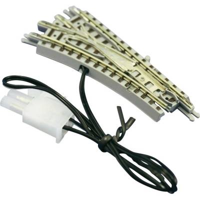 Rokuhan 7297022 koľaj Z výhybka elektrická ľavá 55 mm 26 ° 127 mm 1 ks