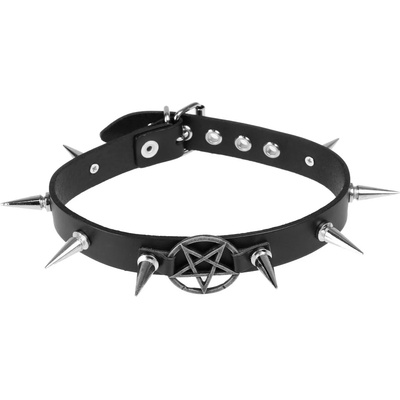 Leather & steel fashion Яка Pentagram - LSF9 12