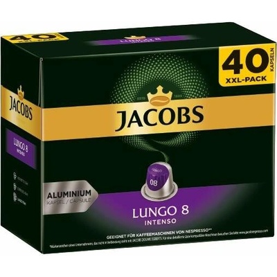 Jacobs Lungo Intenso inenzita 8 kapsle pro Nespresso 40 ks – Zbozi.Blesk.cz