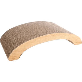 Flamingo Mawimbi Bridge - Картонена драскалка за котки във форма на мост, 40 x 21 x 9 см