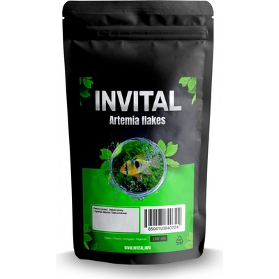Invital Artemia flakes 100 ml