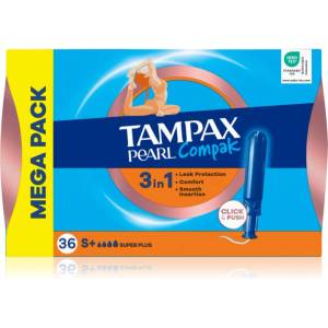 Tampax Pearl Compak Super Plus тампони с апликатор 36 бр