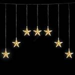 Aigostar - LED външна коледна гирлянда 70xLED/230V 1, 2x1m IP44 топла бяла звезди (AI2132)