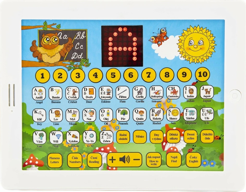 Teddies Detský tablet múdre sovy