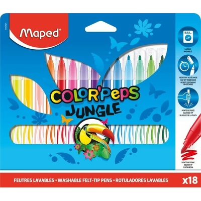 Maped Color Peps Jungle 18 farieb