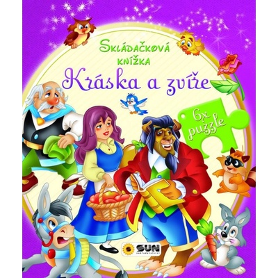 Skládačková knížka Kráska a zvíře