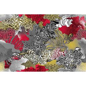 DIMEX ART Флизелинов фототапет абстрактни цветя 375 x 250 см