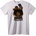 NOONEBRAND Тениска Melanin Сила - 7XL, White