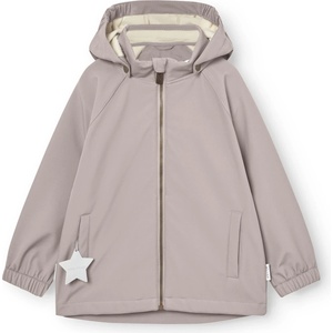 Mini A Ture Детско софтшел яке Mini A Ture Kid's Mataden Softshell Jacket - Opal Purple - размер 128 (EU) (703-5712-0415)