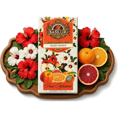 Basilur Fruit Blood Orange 25 x 2 g
