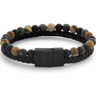 Rebel & Rose RR-M0059-S-L+ náramek Full Metal Combo 12mm Autumn Storm