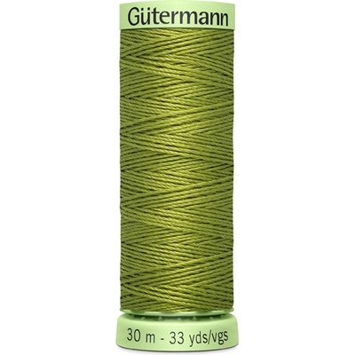 Knoflíková prošívací nit Gütermann zelená