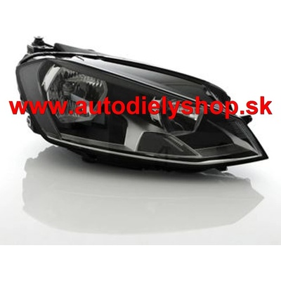 VW GOLF VII 2012-predné svetlo H7+H15 Pravé / TYC