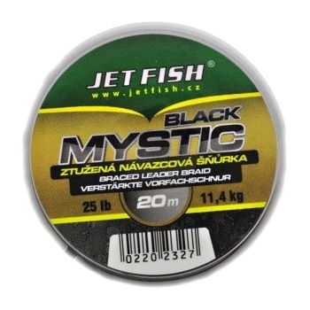 JET FISH ŠŇŮRA BLACK MYSTIC 20m 25lb
