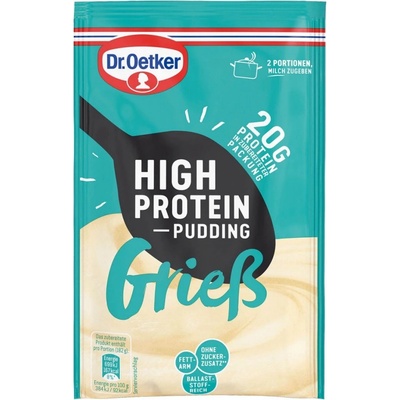 Dr. Oetker Pudinkový prášek s vysokým obsahem proteinu Greis 65 g