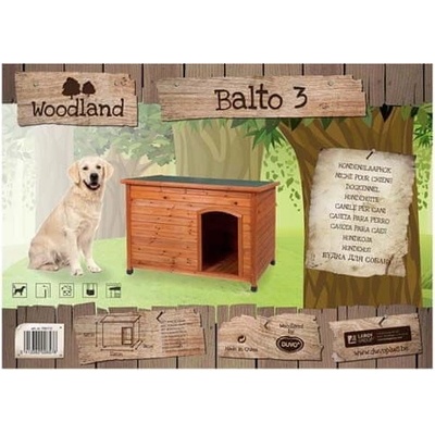 Duvo+ Woodland psia búda 116 x 76 x 82 cm